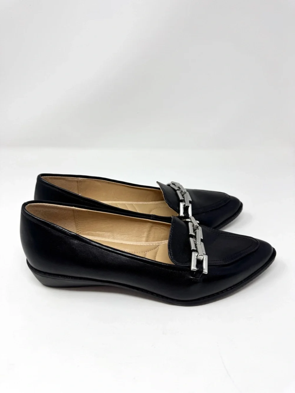 Adrienne Vittadini Women's Carolyn Detailed Slip-on Moc Wedge Loafers
